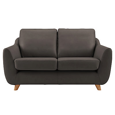 G Plan Vintage The Sixty Seven Leather Small 2 Seater Sofa Capri Leather Black G Plan Vintage The Sixty Seven Leather Small 2 Seater Sofa Capri Leather Black